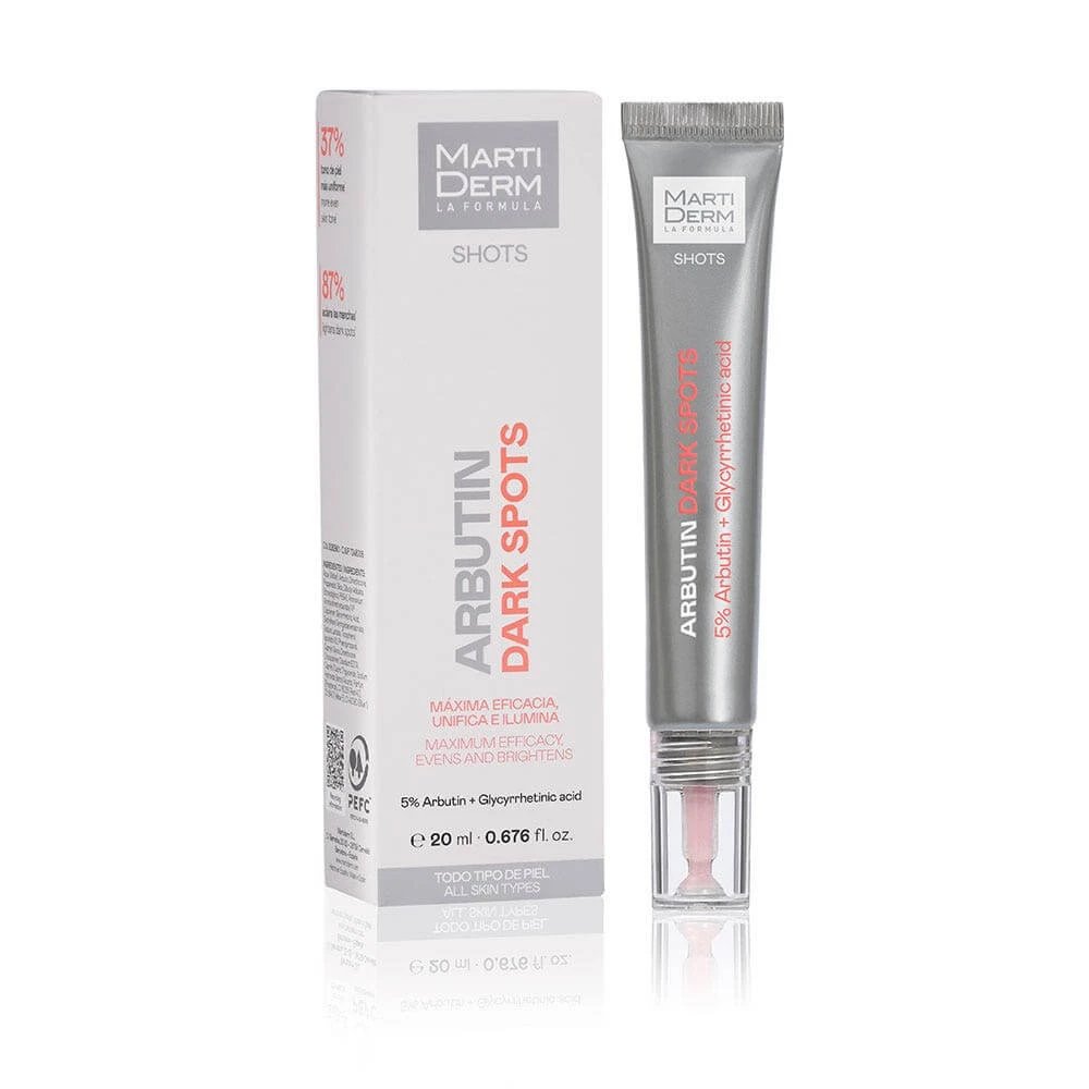 Martiderm Shots Abrutin Pete întunecate Pour tous les types de skin 20ml