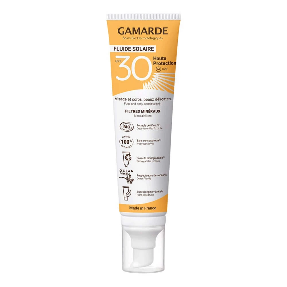 Gamarde Sun Fluid Bio SPF 30 Protecție ridicată 100ml