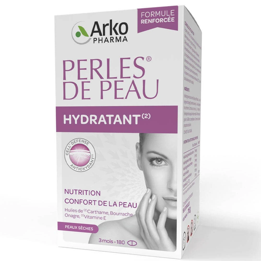 Perles De Peau Hydratant, 180 capsule, Arkopharma