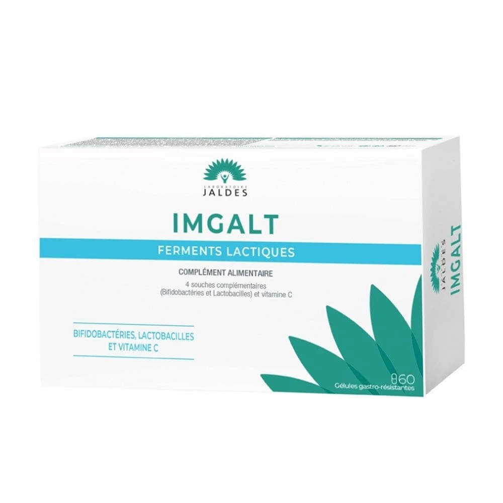 Jaldes Imgalt Fermenți lactici cu vitamina C 60 capsule gastrorezistente