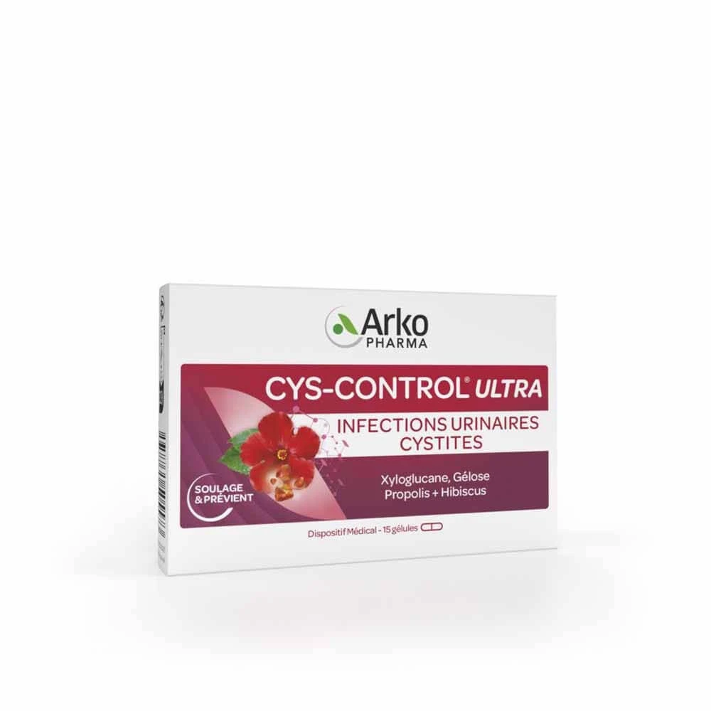 Arkopharma Cys-Control Infecții ale tractului urinar Ultra Cistită 15 capsule