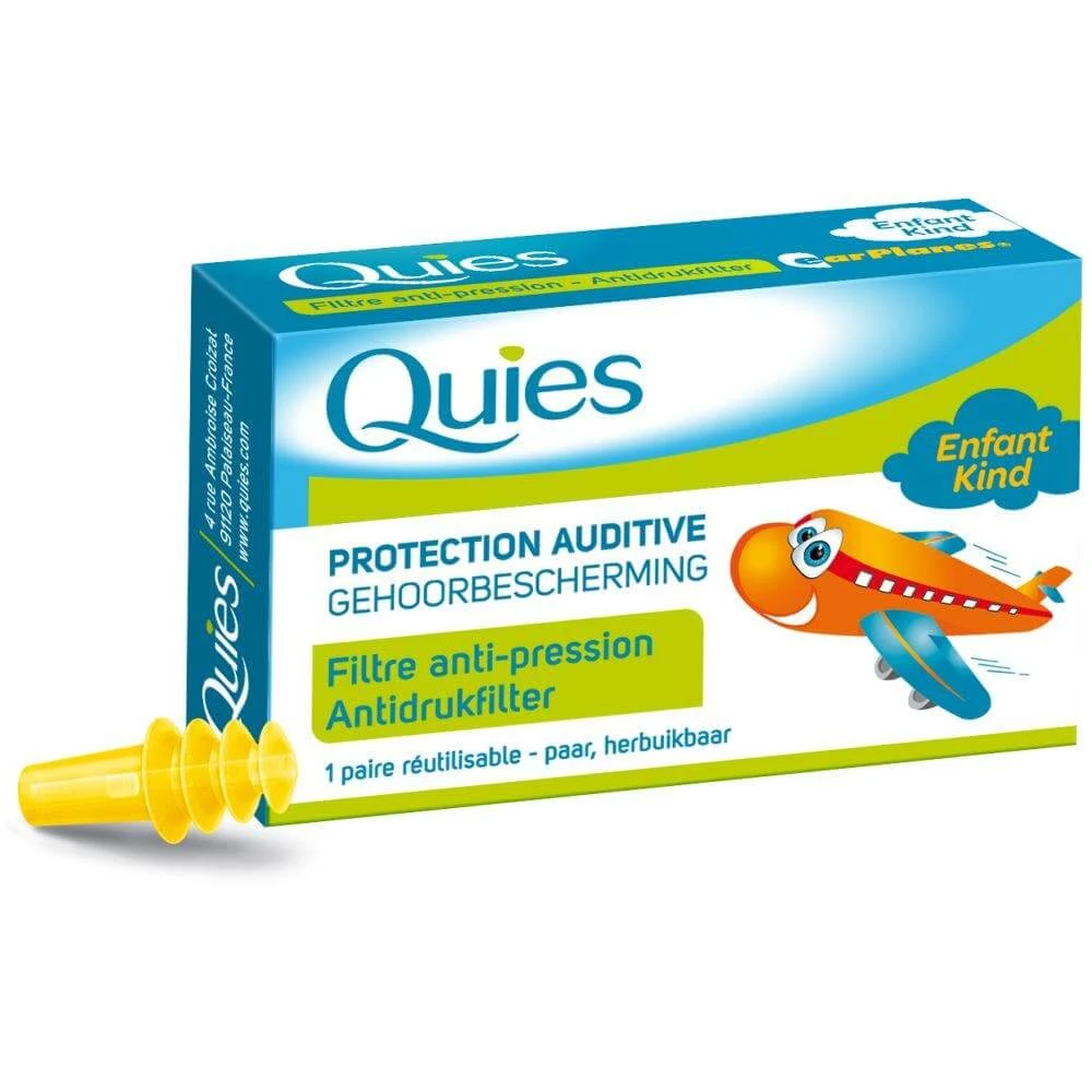Quies Bambino cu filtru anti-presiune Protecție auditivă 1 pereche