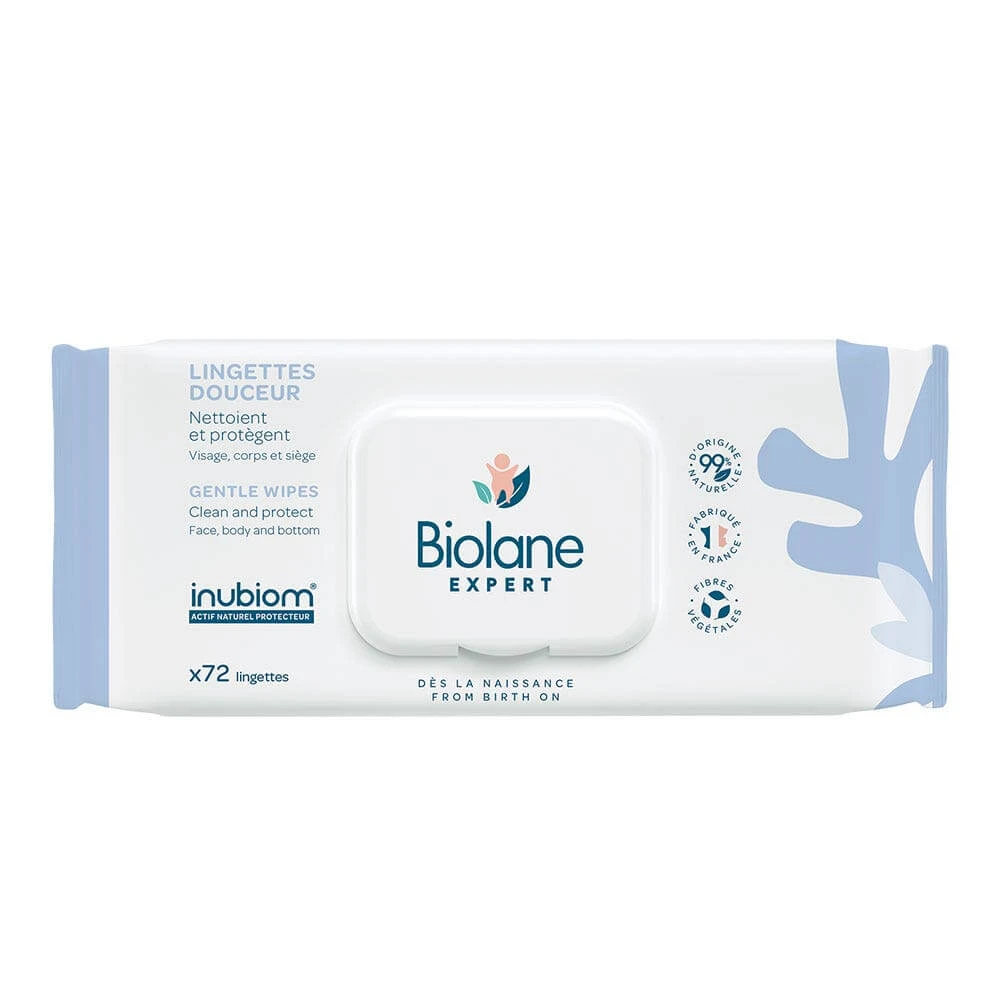 Biolane Expert Șervețele delicate pentru bebeluși pentru piele sensibilă x72