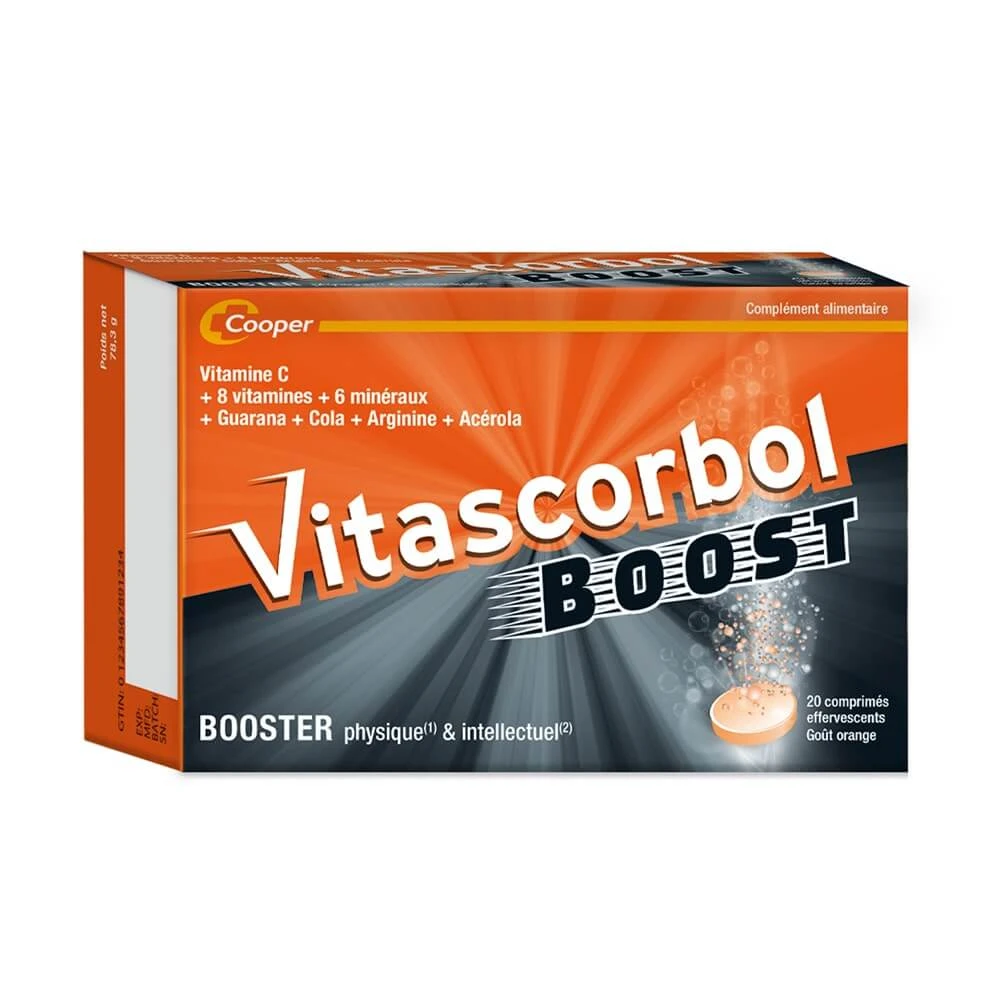 Vitascorbol Boost 20 comprimate