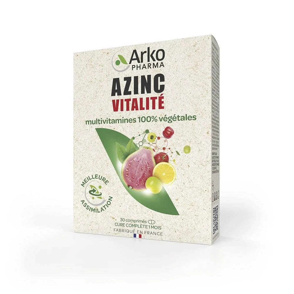Arkopharma Azinc Multivitamine Vitalitate 30 comprimate