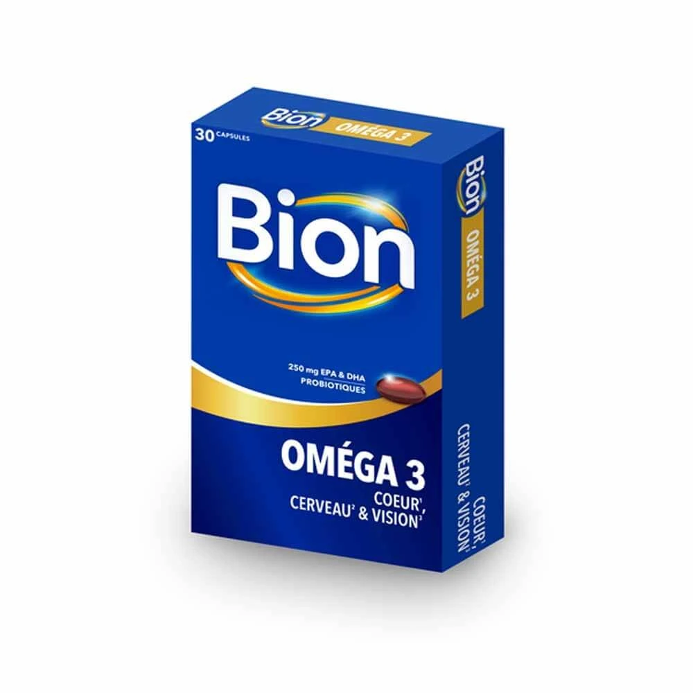 Bion3 Omega 3 Inima, creierul și vederea 30 capsule