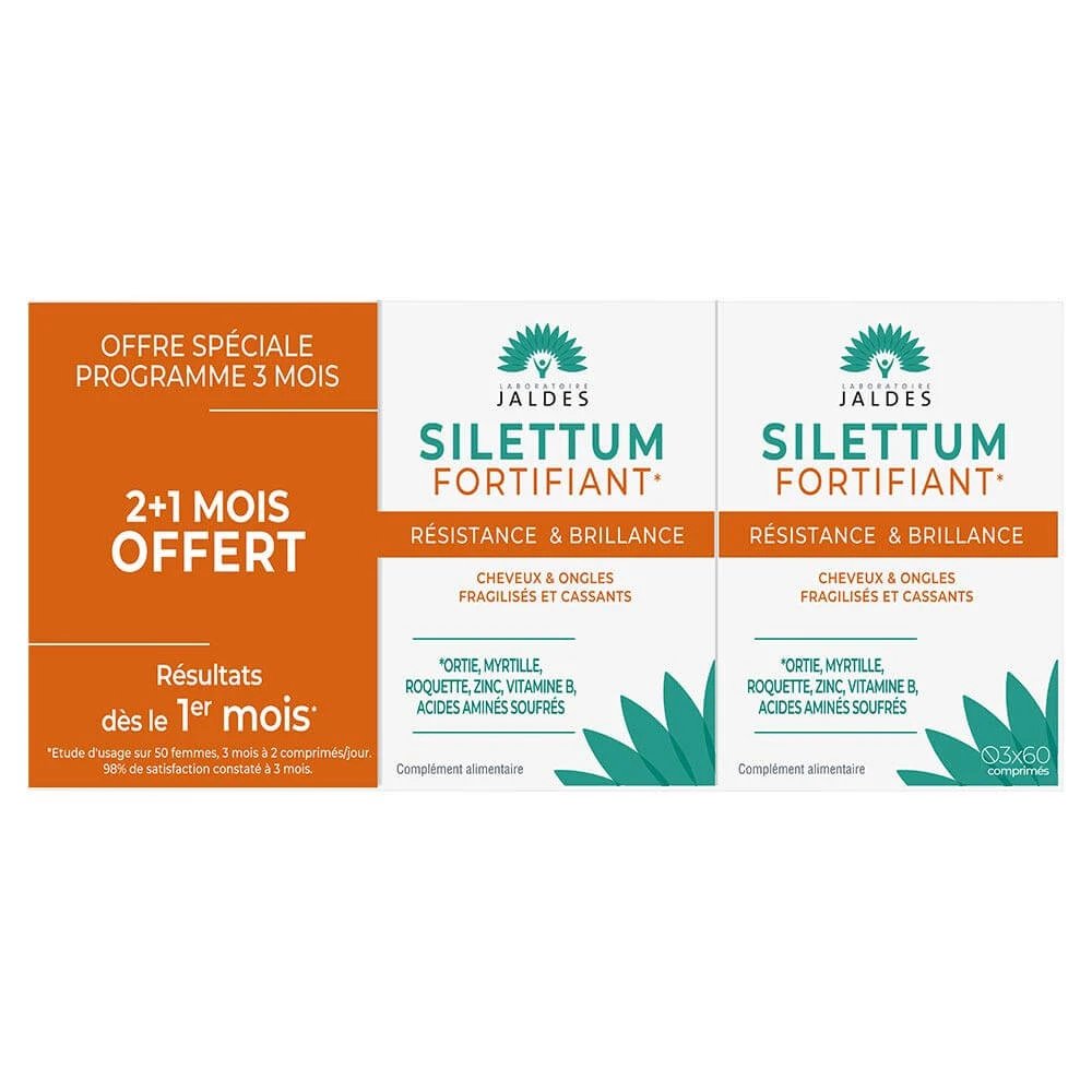 Jaldes Silettum Fortificare Ofertă specială 2+1 luni gratuite 180 comprimate
