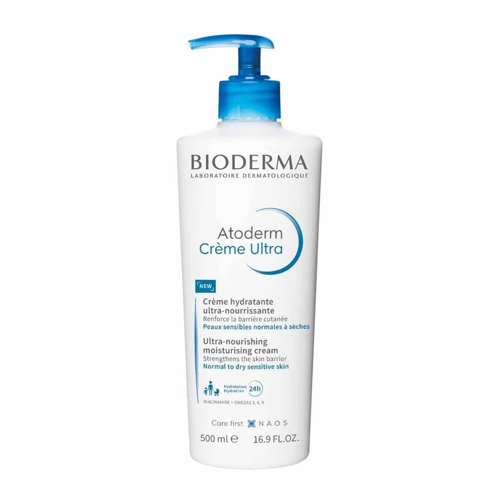 Bioderma Atoderm Cremă ultra-nutritivă de față și corp pentru piele sensibilă 500ml