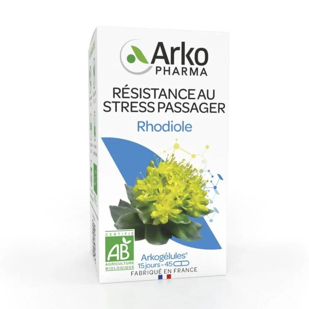 Arkopharma Arkocapsule Rezistența temporară la stres Rhodiola Bio 45 Capsule