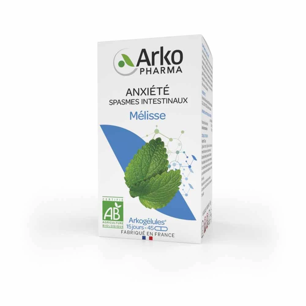 Arkopharma Arkocapsule Anxietate Spasme intestinale Bio Melissa 45 capsule