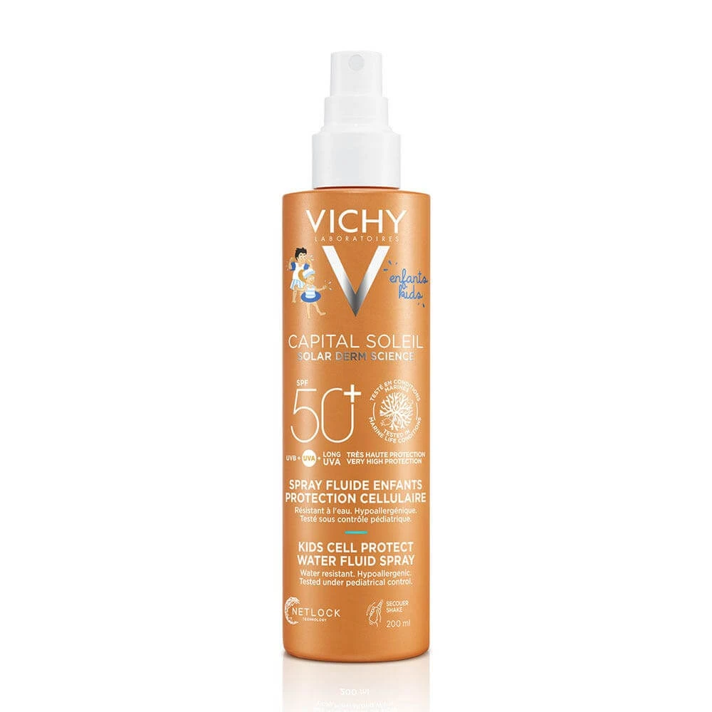 Vichy Capital Soleil Spray fluid pentru copii SPF50+ 200 ml