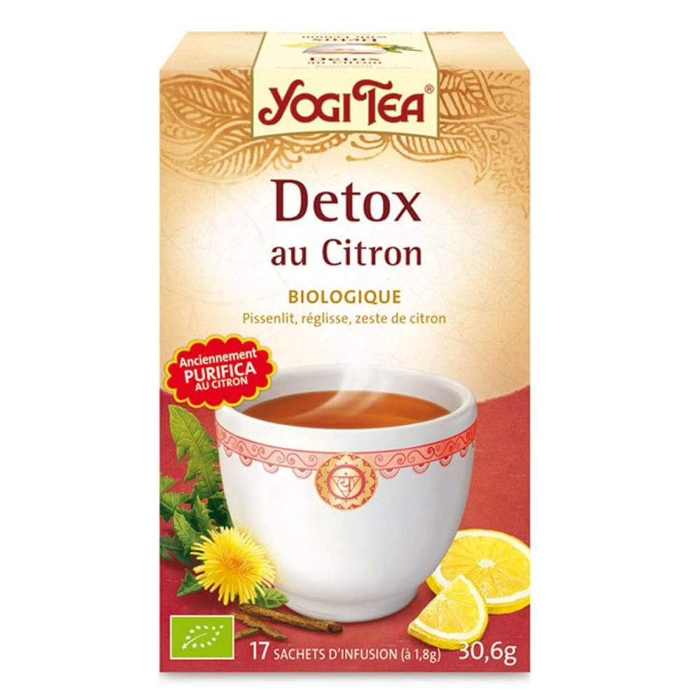 Yogi Tea Detox Lemon 17 pliculețe