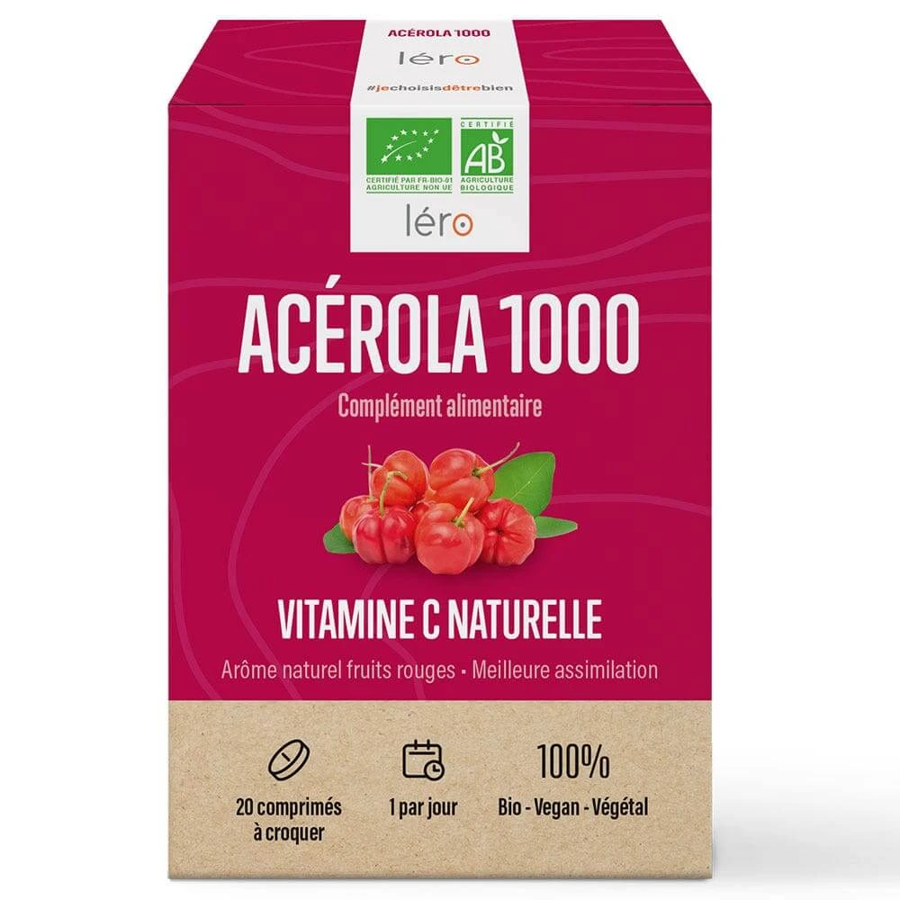 Lero Acerola 1000 20 comprimate de mestecat