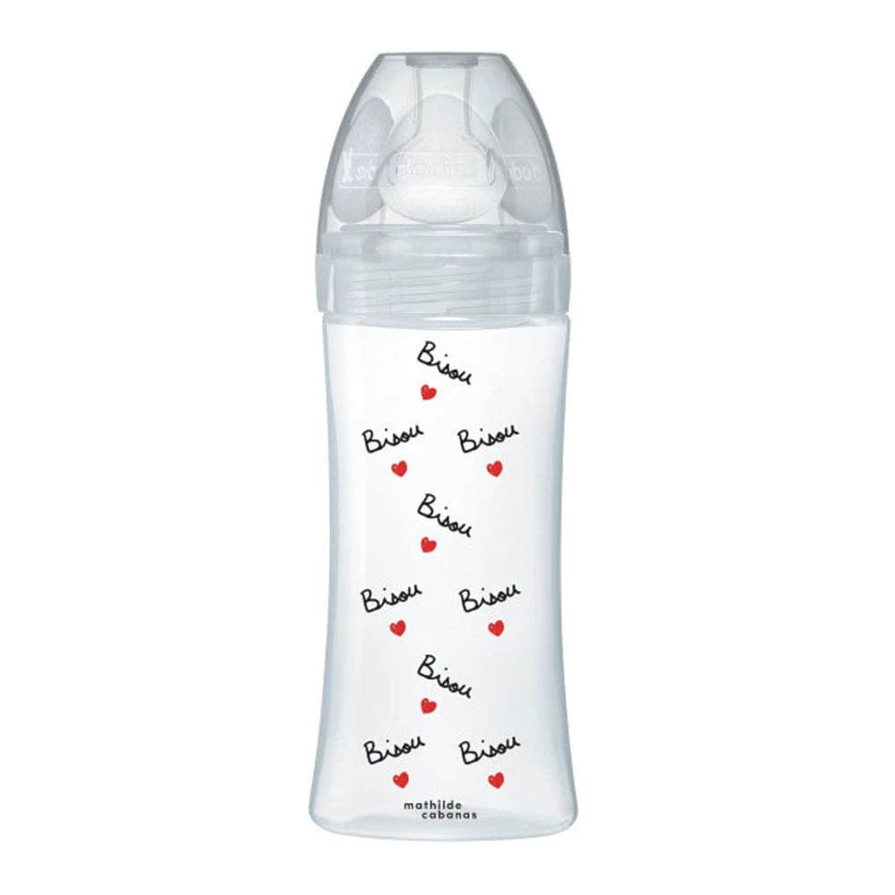 Dodie Sensation+ Biberon cu tetină plată flux 2 Anti Colic 0-6 luni 330ml Mathilde Cabanas Collection