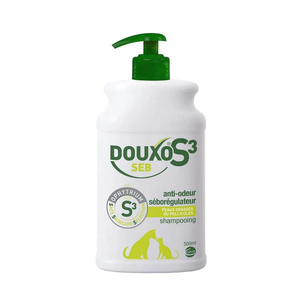 Ceva Douxo șampon antiodor și seboregulator S3 Seb piele grasă sau mătreață 500ml