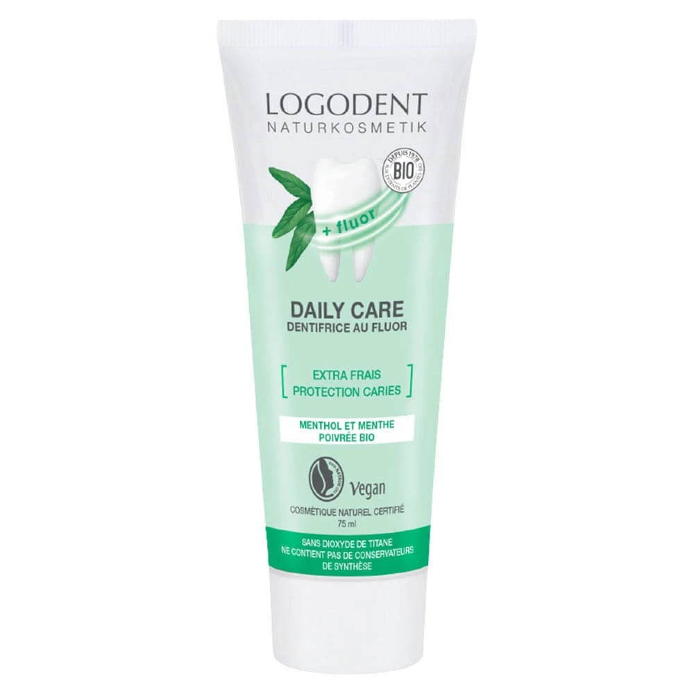 Pastă de dinți Logona Daily Care Extra Fresh cu fluorură 75ml