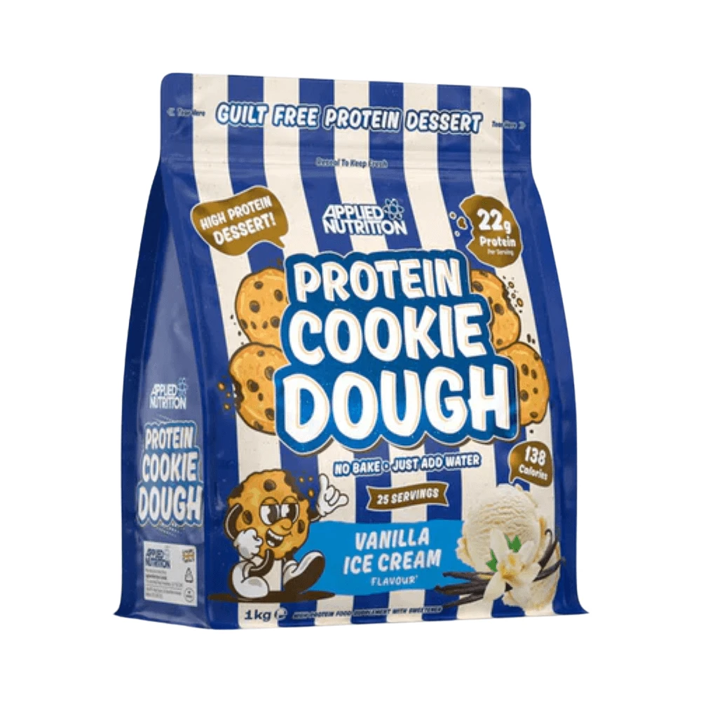 Aluat pentru fursecuri proteice Protein Cookie Dough, Vanilla Ice Cream, 1000 g, Applied Nutrition