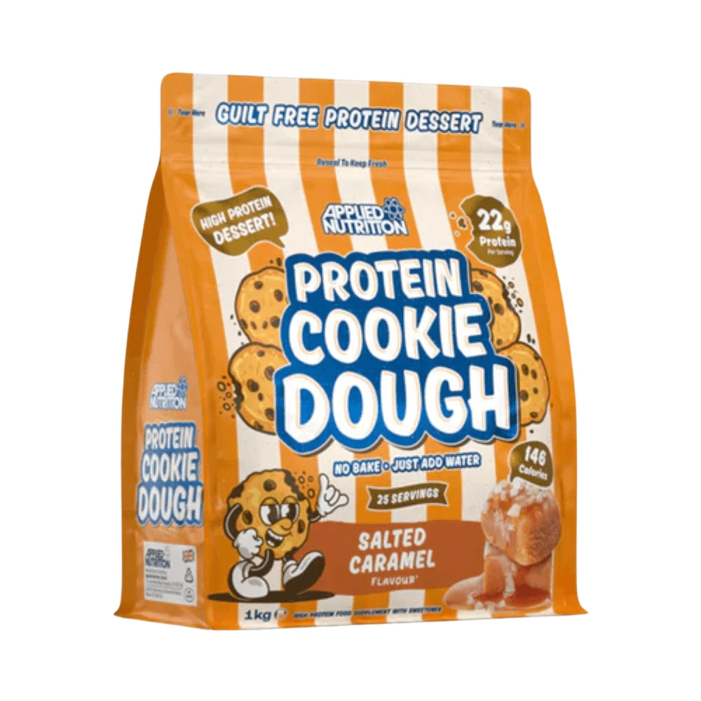 Aluat pentru fursecuri proteice Protein Cookie Dough, Salted Caramel, 1000 g, Applied Nutrition
