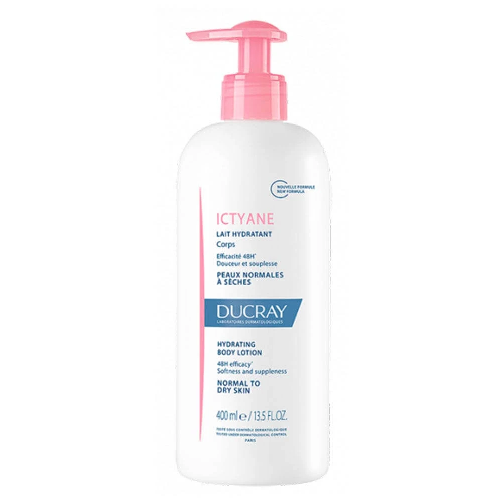 Ducray Ictyane Lapte de corp hidratant Piele normală până la uscată 400ml