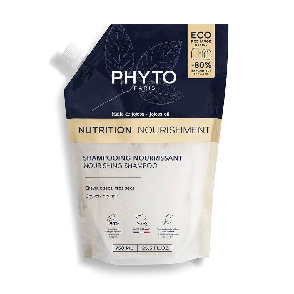 Șampon nutritiv Phyto Refill Păr uscat și foarte uscat 750ml