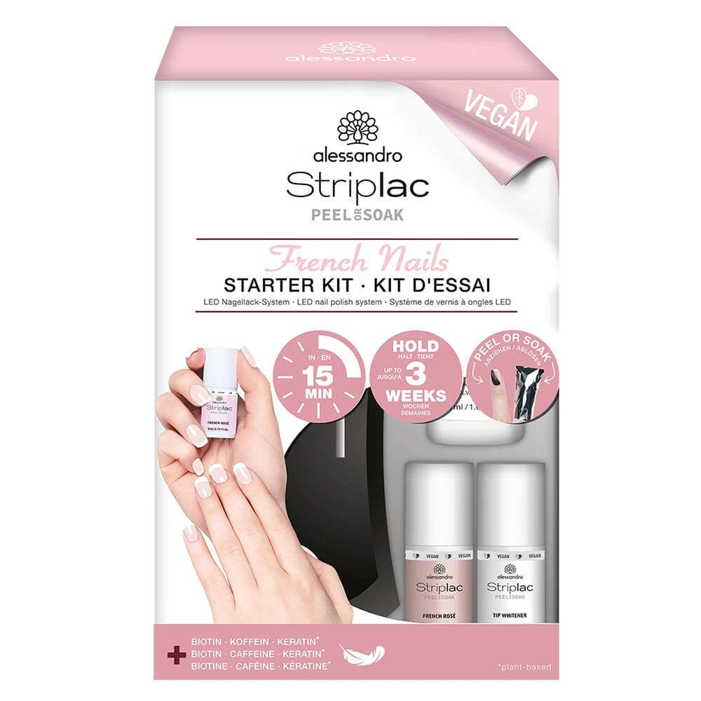 Alessandro Striplac French Peel sau Soak Kit de manichiură semipermanentă