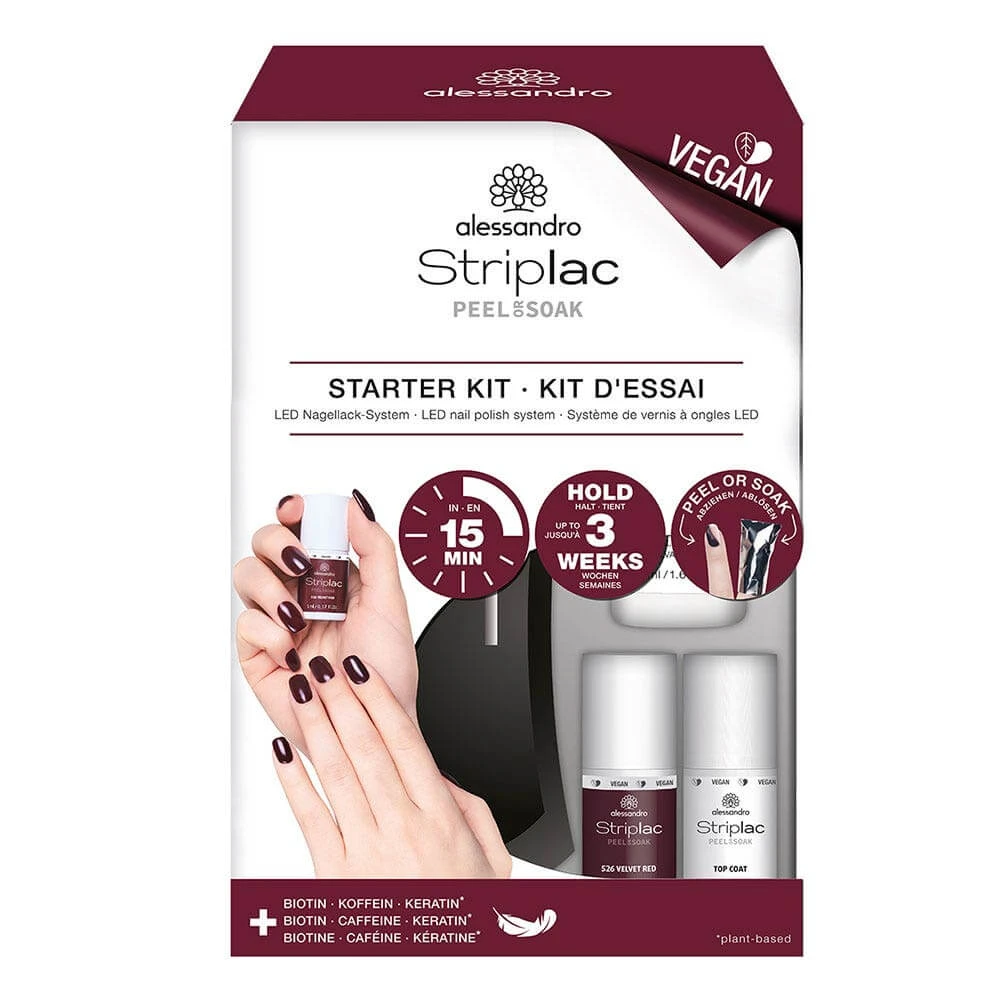 Alessandro Striplac Peel or Soak Starter Kit Semipermanent