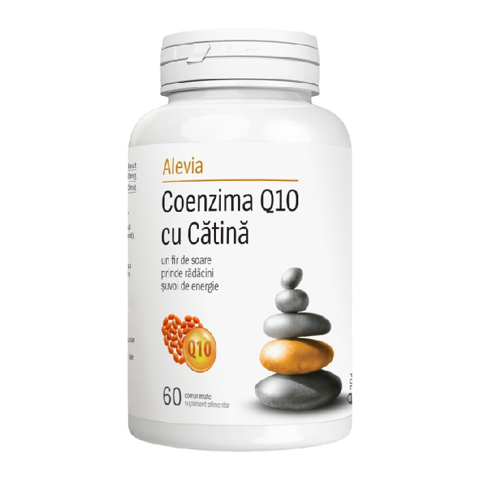 Coenzima Q10 cu catina, 60 comprimate, Alevia
