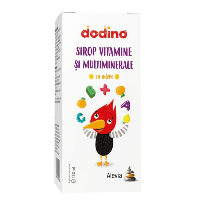 Sirop vitamine si multiminerale Dodino, 150 ml, Alevia
