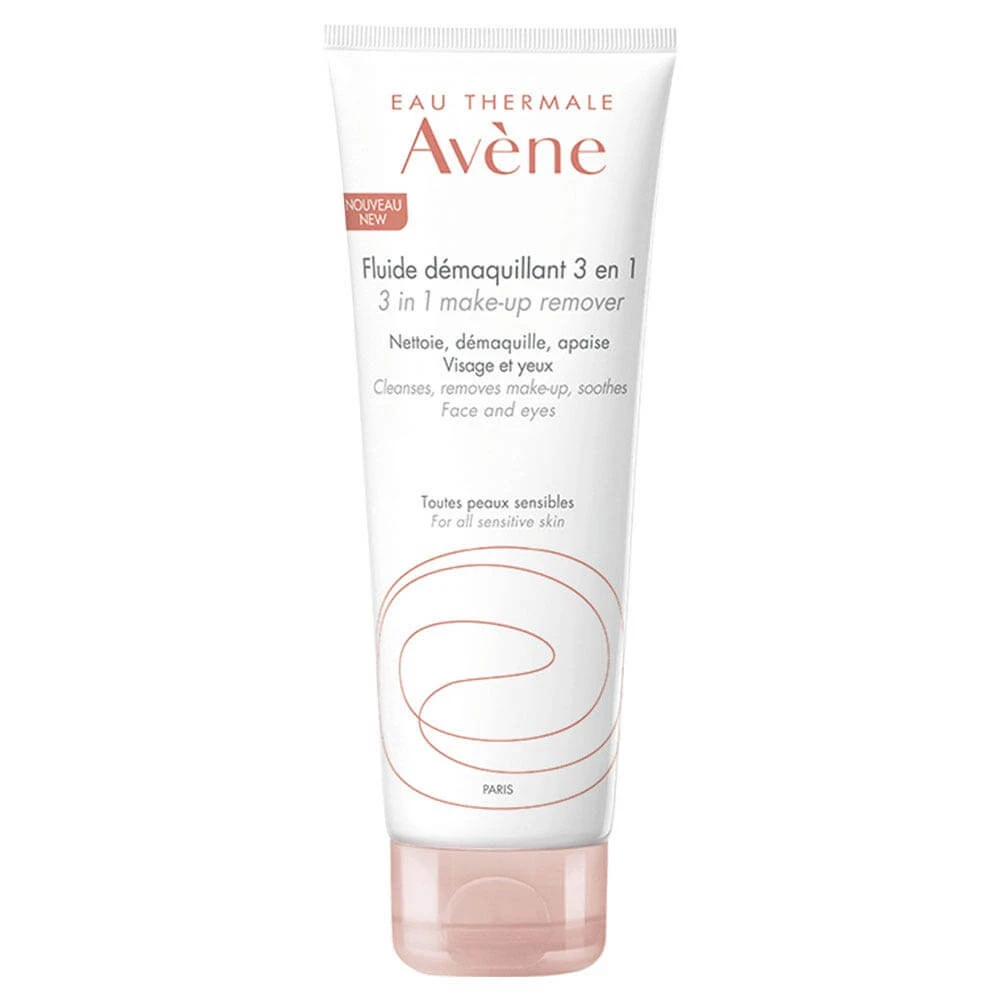 Avène Les Essentiels Fluid de curățare 3 în 1 față și ochi piele sensibilă 200ml