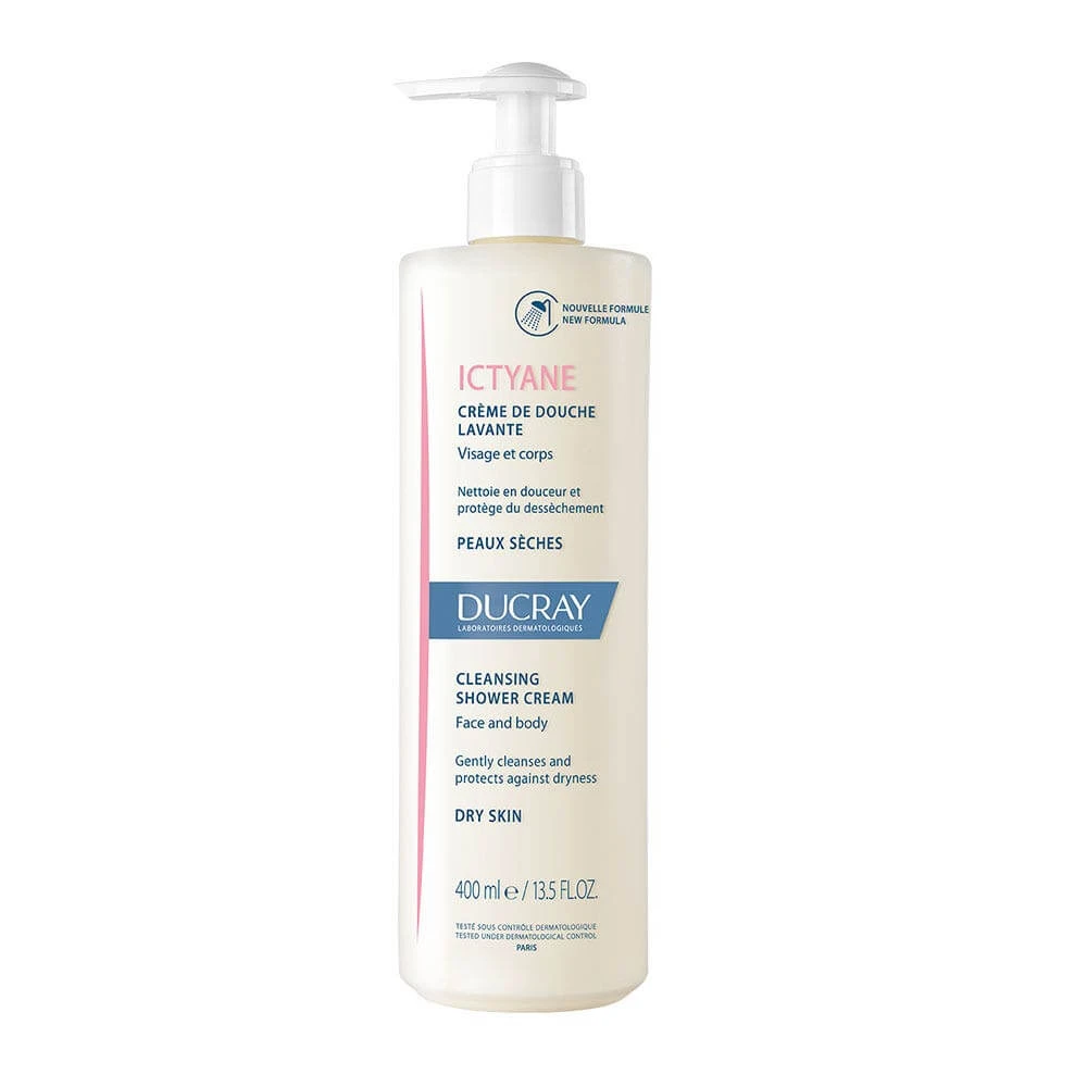 Ducray Ictyane Cremă de duș pentru curățarea pielii uscate 400ml