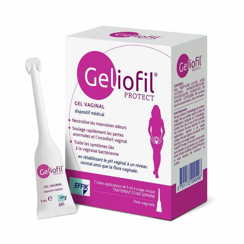 Effik Vaginal Geliofil Protect 7 tuburi de 5 ml