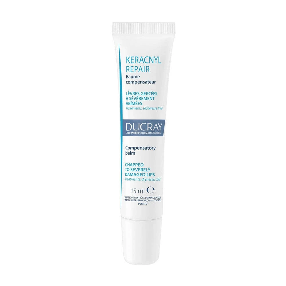 Ducray Keracnyl Balsam compensator pentru buze crăpate și grav deteriorate 15ml