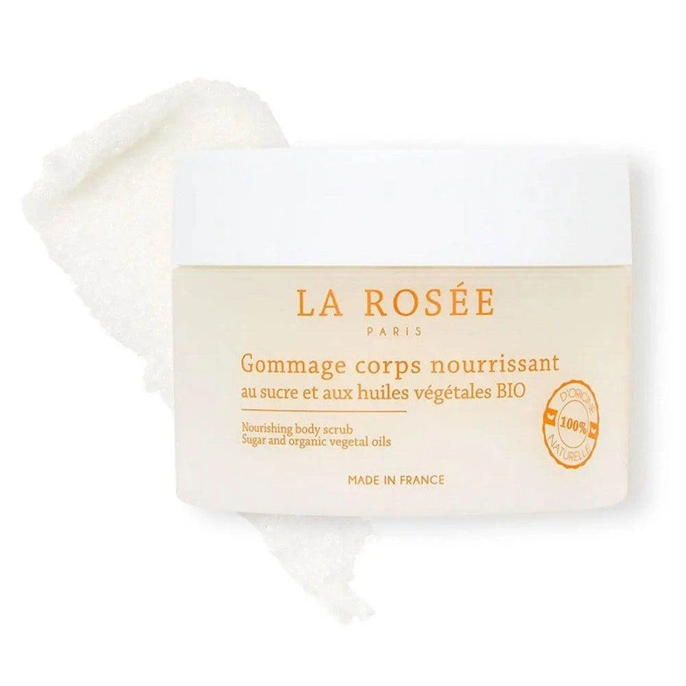 LA ROSÉE Exfoliant nutritiv pentru corp Au Sucre et Huiles Végétales Bio 200g