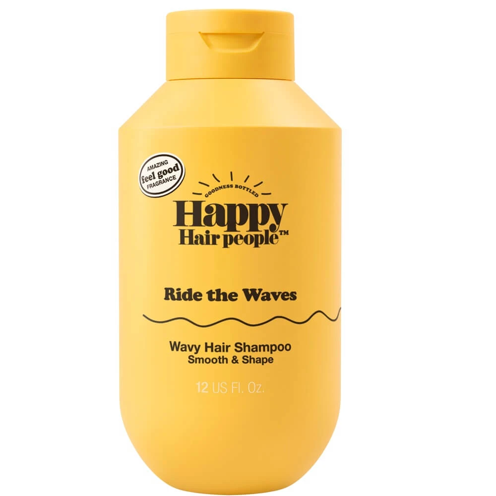 Sampon cu ulei de portocale pentru par ondulat, 355 ml, Happy Hair People