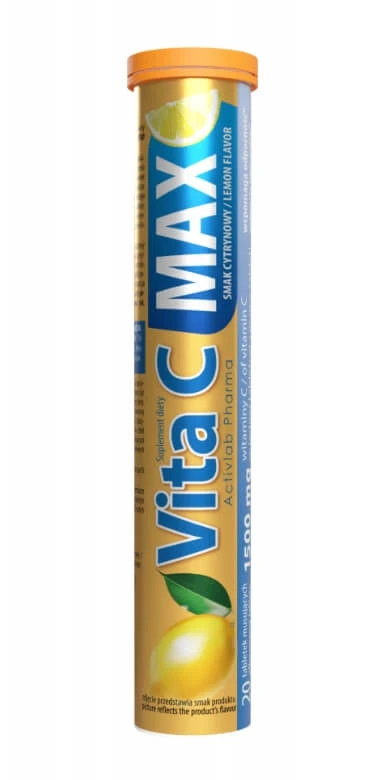 ActivLab Pharma Vita C Max aromă de lămâie, 20 comprimate efervescente
