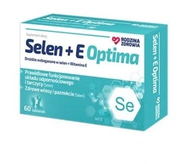 Sănătate familie Seleniu + E Optima, 60 comprimate