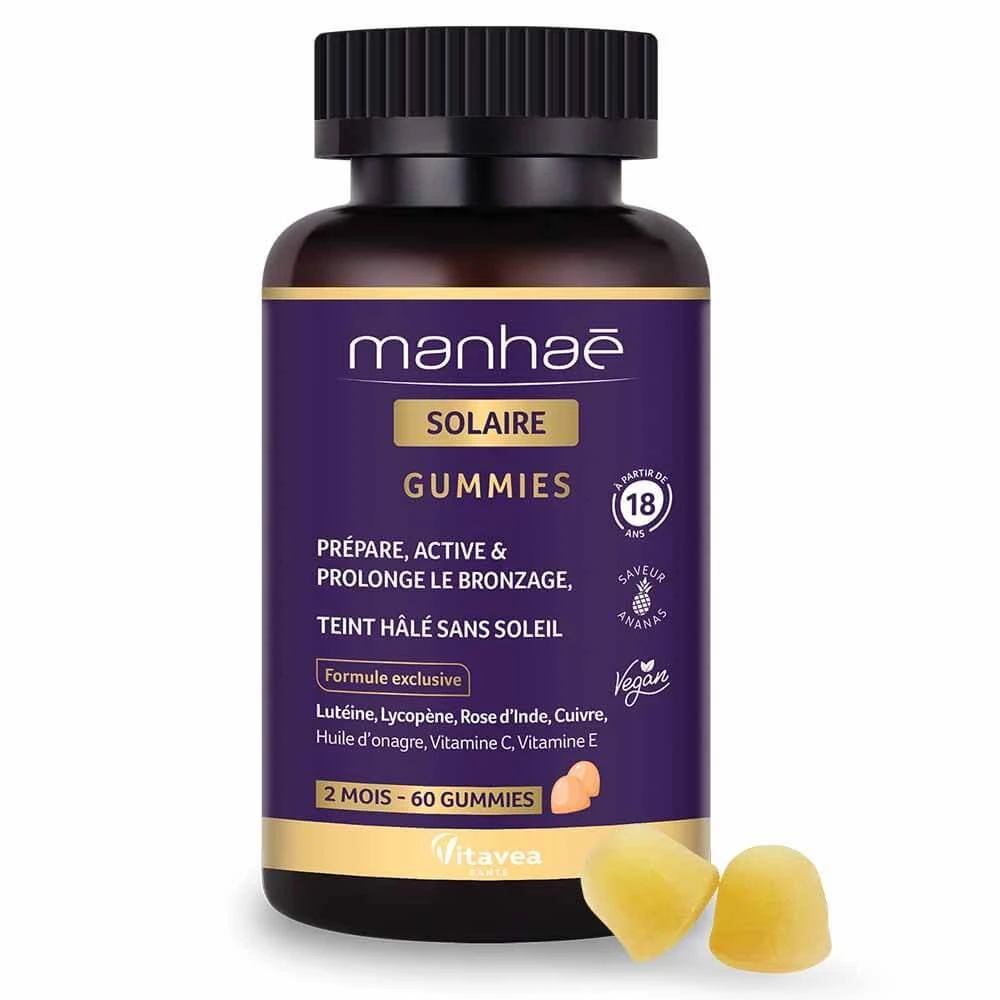 Manhaé Protecție solară 60 gume