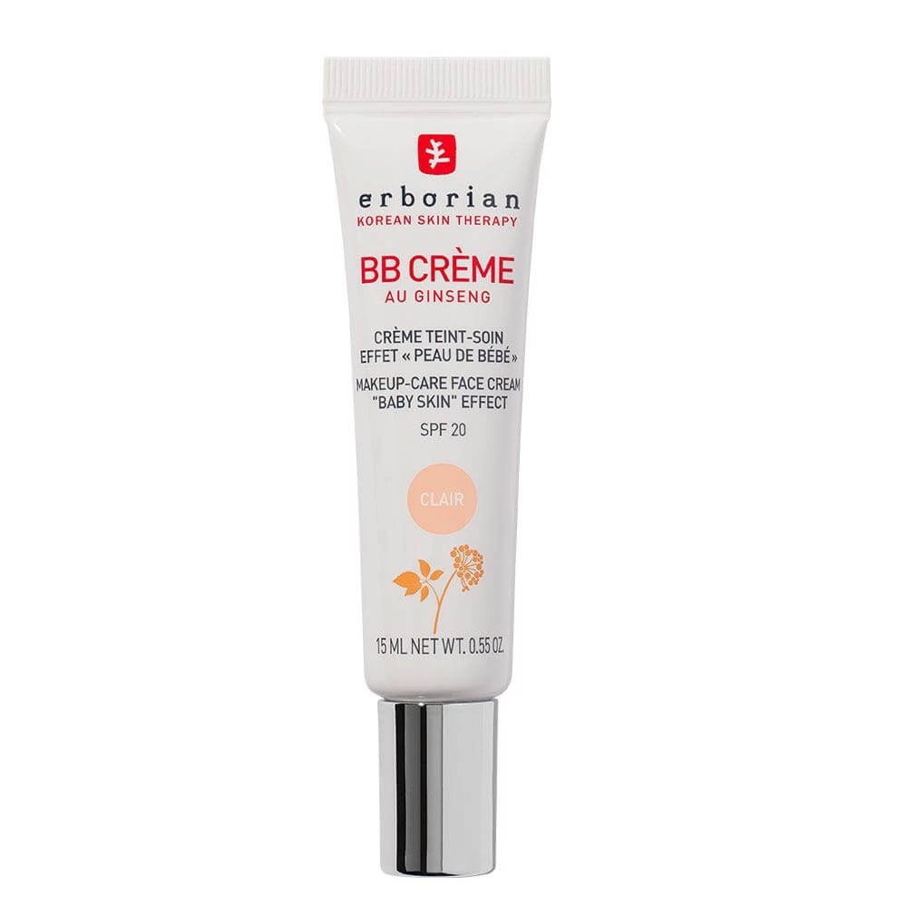 Erborian Ginseng BB Creme colorată cu efect de piele de bebeluș tratament SPF20 15 ml