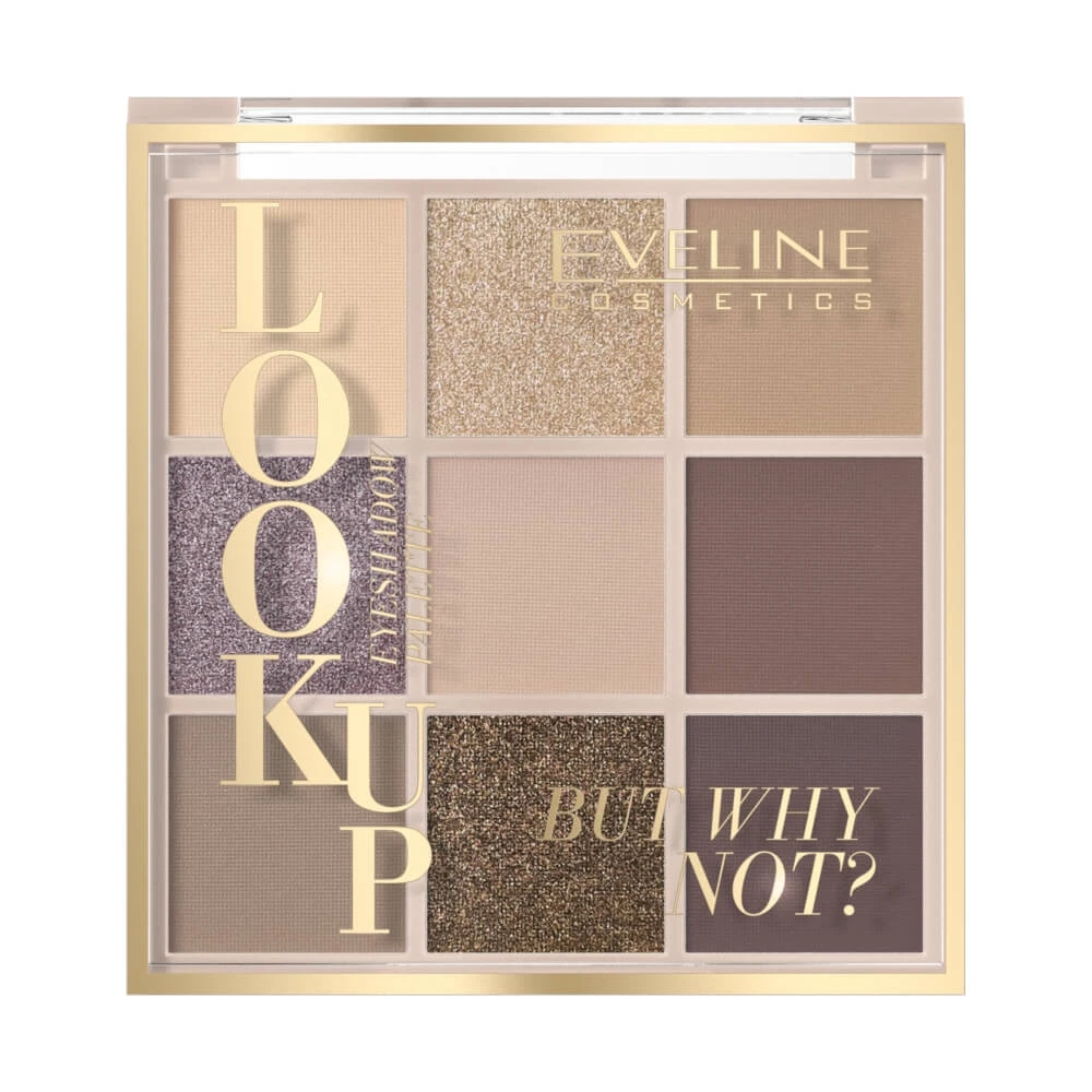 Eveline Cosmetics Look Up Paletă de 9 farduri de ochi But Why Not, 10.8 g