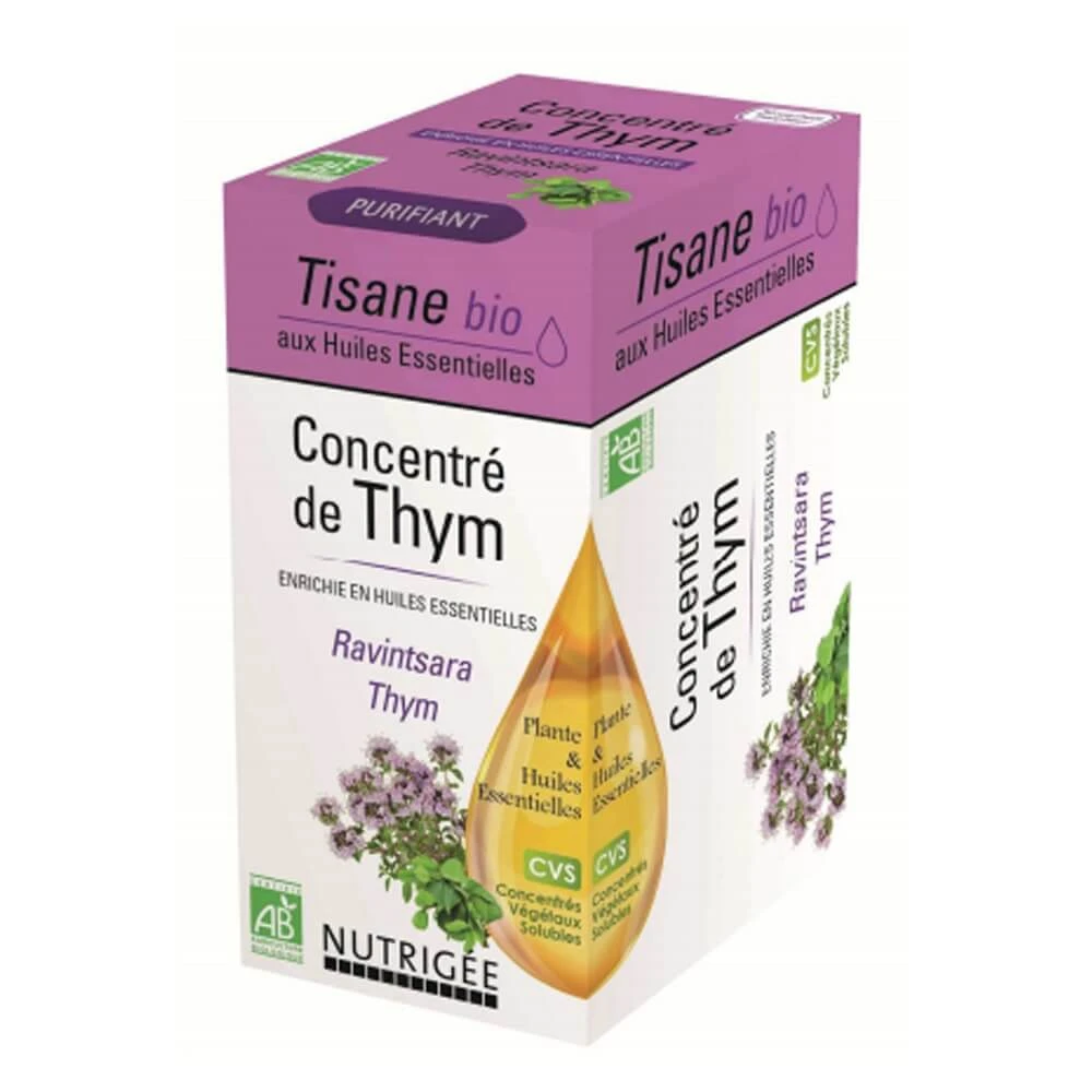 Nutrigée Organic Cimbru Concentrat ceai de plante X20