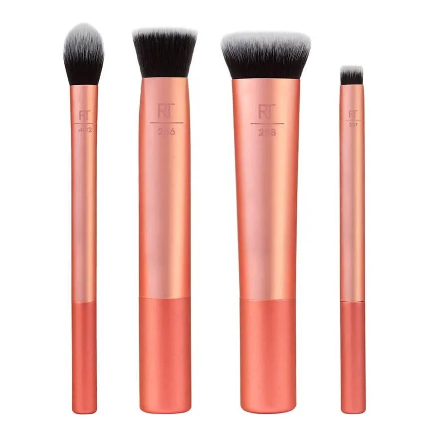 Set de pensule pentru machiaj Real Techniques Face Base, 4 piese