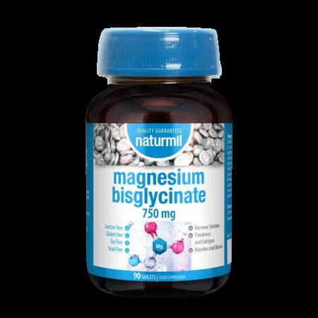 Magnezium Bisglycinate, 750mg, 90 tablete, Dietmed