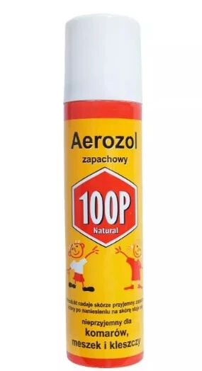 100P Aerosol de protecție împotriva țânțarilor, căpușelor și midges spray 75 ml