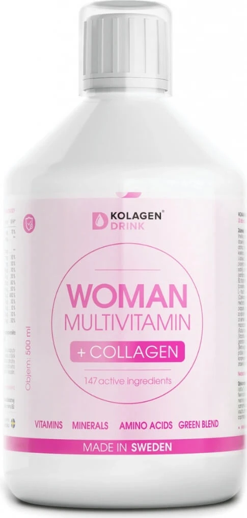 CollagenDrink Woman Multivitamine pentru femei cu colagen 500 ml 1×500 ml, colagen