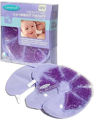 Lansinoh TheraPearl 3in1 Terapie mamară caldă și rece 2 buc