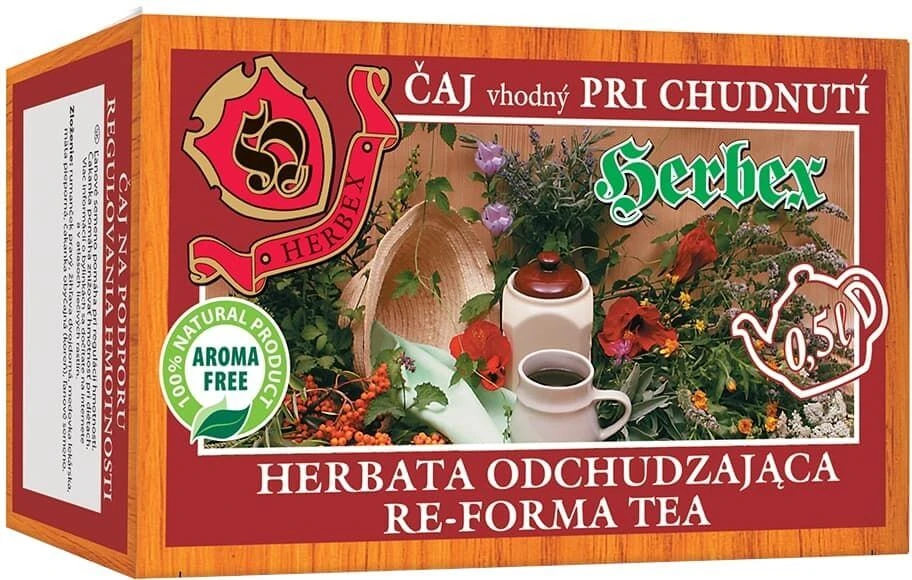 Herbex Slimming tea - pe bază de plante 20 x 3 g