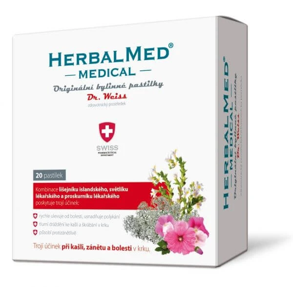 Dr.Weiss Herbalmed medical Antivirus - pastile pe bază de plante 20 buc