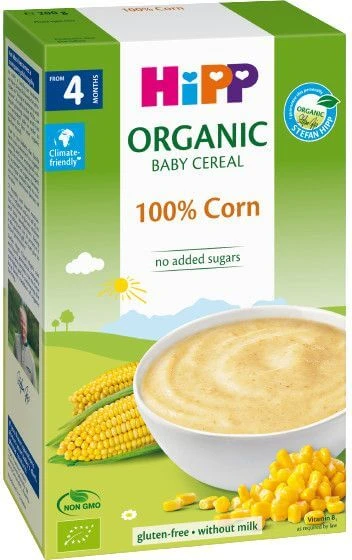 HiPP BIO Primul terci de ovăz fără lapte 100% porumb 200 g