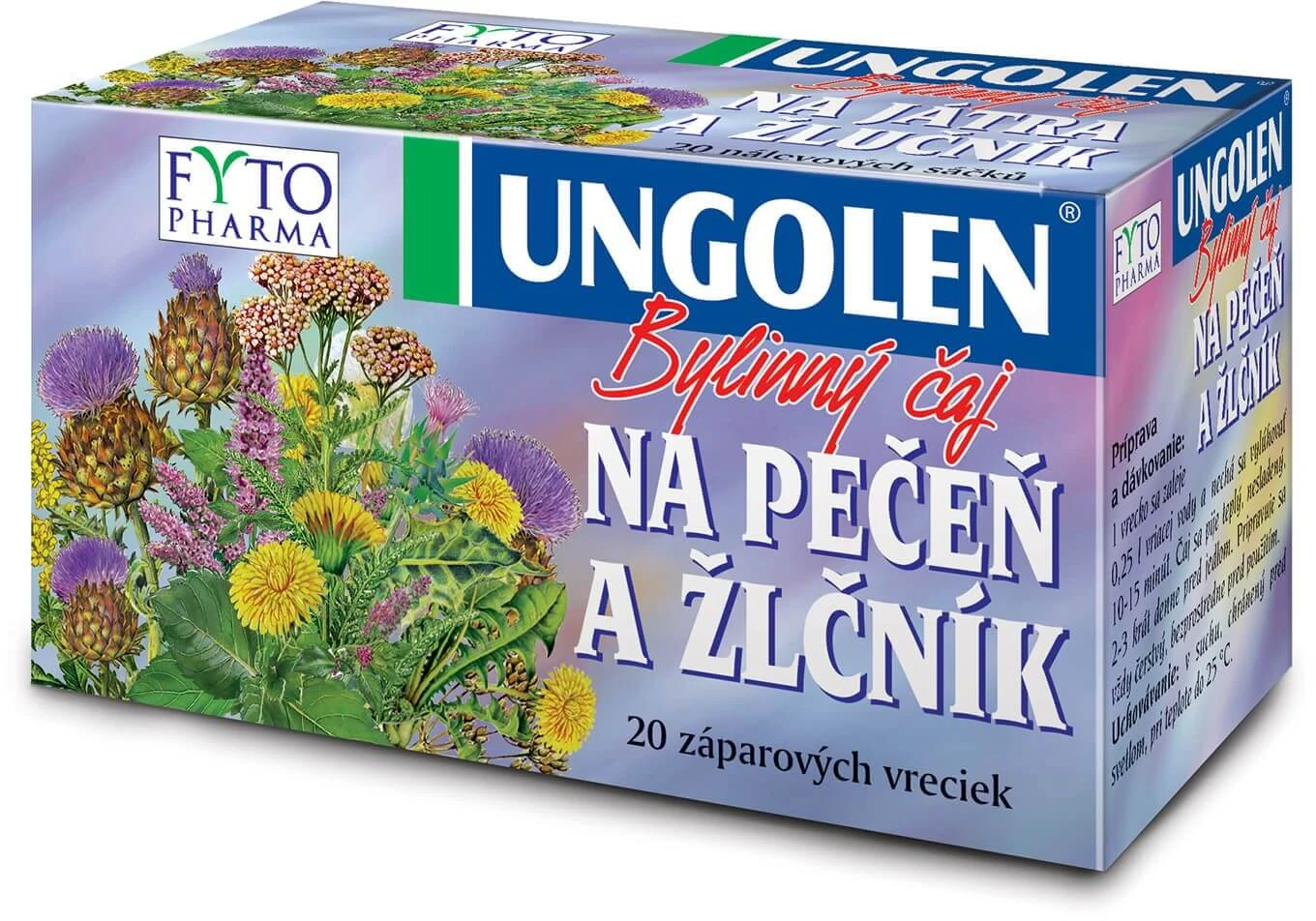 Fyto Pharma Unlogen Ceai din plante pentru ficat și vezica biliară 20 x 1,5 g