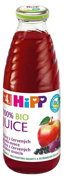 HiPP Suc organic de fructe roșii cu fier 500 ml